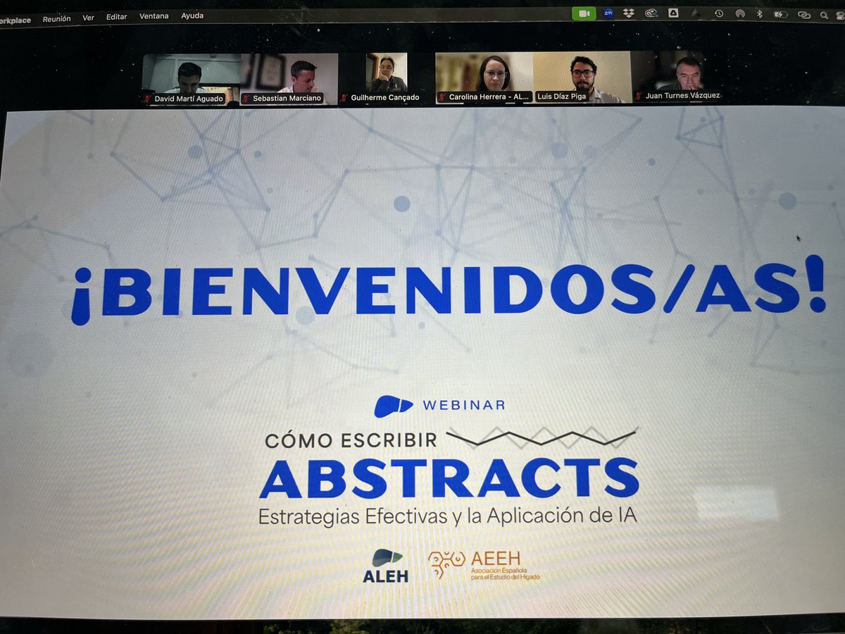 GrupoJovenAEEH's tweet image. Empieza la primera actividad formativa @alehlatam @AEEHLiver con el Webinar sobre #IA y #abstracts
Ahora mismo 400 inscritos ‼️
Con muchas de escuchar a @jturnesv @sebas_marciano