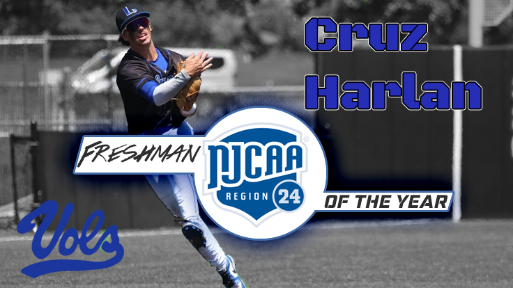Logan Vols Baseball (@loganvolsbsbl) on Twitter photo Congrats to our SS <a href="/CruzHarlan1/">Cruz Harlan</a> for taking home both <a href="/gracsports/">GRACsports</a> and Region XXIV Freshman Of the Year honors!! #GoVols Congrats to our SS <a href="/CruzHarlan1/">Cruz Harlan</a> for taking home both <a href="/gracsports/">GRACsports</a> and Region XXIV Freshman Of the Year honors!! #GoVols