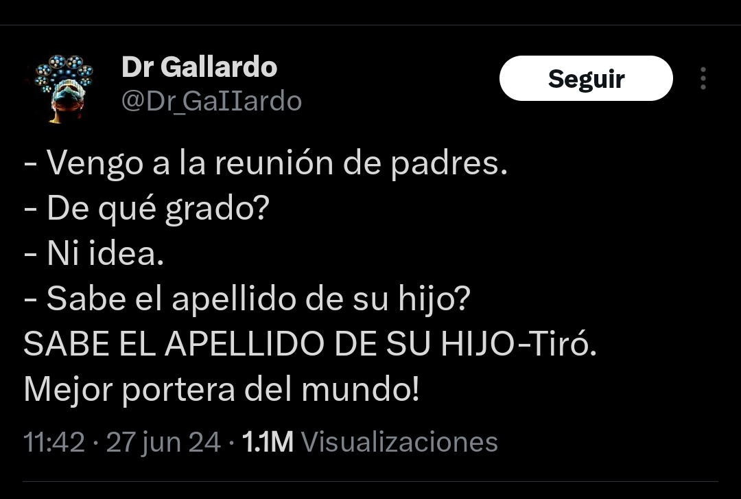 Es el mismo pelotudo que no sabe a qué grado van sus hijos