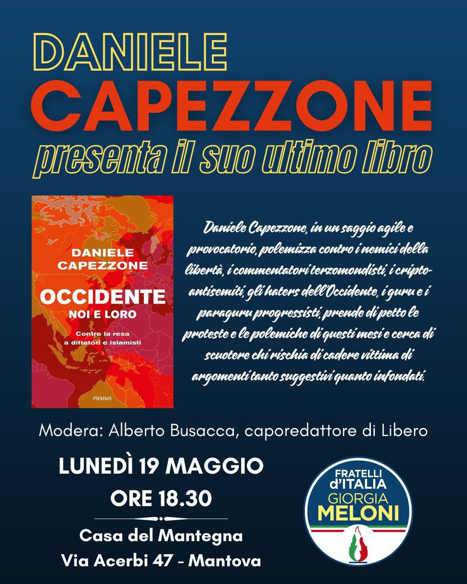 Lunedì ci vediamo a Mantova insieme ad <a href="/AlbertoBusacca/">Alberto Busacca</a> ?