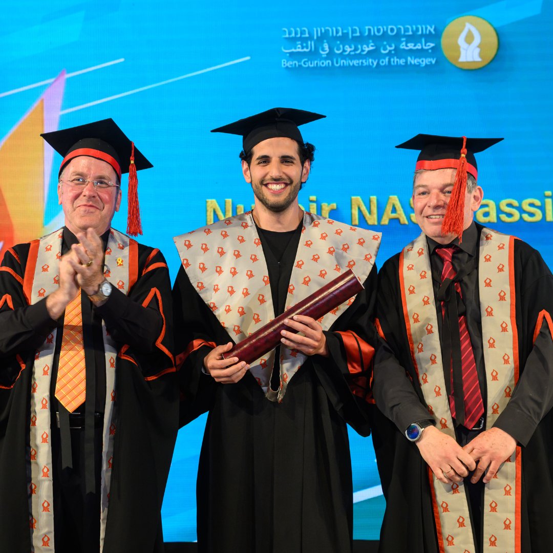 Americans for Ben-Gurion University (@a4bgu) on Twitter photo BREAKING: Nuseir Yassin, known to millions as <a href="/nasdaily/">Nuseir Yassin</a>, received an honorary doctorate from <a href="/bengurionu/">Ben-Gurion University of the Negev</a> for his deep commitment to promoting unity, coexistence, and building bridges between people everywhere.
“My solution is simple: Bring people together, not apart,” Yassin BREAKING: Nuseir Yassin, known to millions as <a href="/nasdaily/">Nuseir Yassin</a>, received an honorary doctorate from <a href="/bengurionu/">Ben-Gurion University of the Negev</a> for his deep commitment to promoting unity, coexistence, and building bridges between people everywhere.
“My solution is simple: Bring people together, not apart,” Yassin