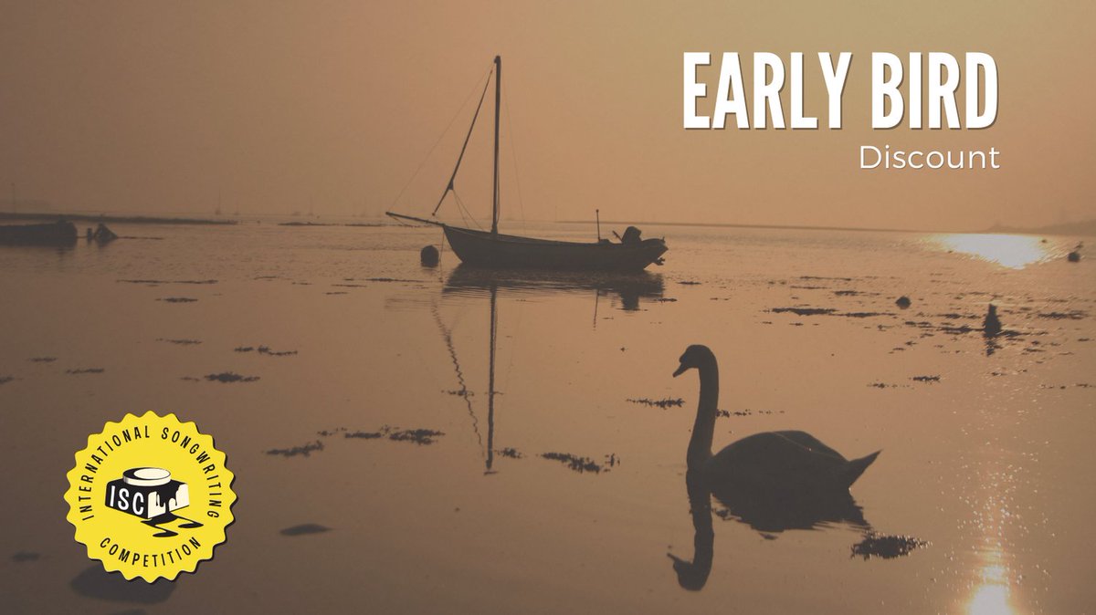 Submit your songs early to save on entry fees and get a head start on being heard by industry pros.

Enter at tinyurl.com/4h99az32 to lock in the early bird rate! Your music deserves the spotlight.
#isc25 #songwriting #songwriter #singersongwriter #writer #discount #earlybird