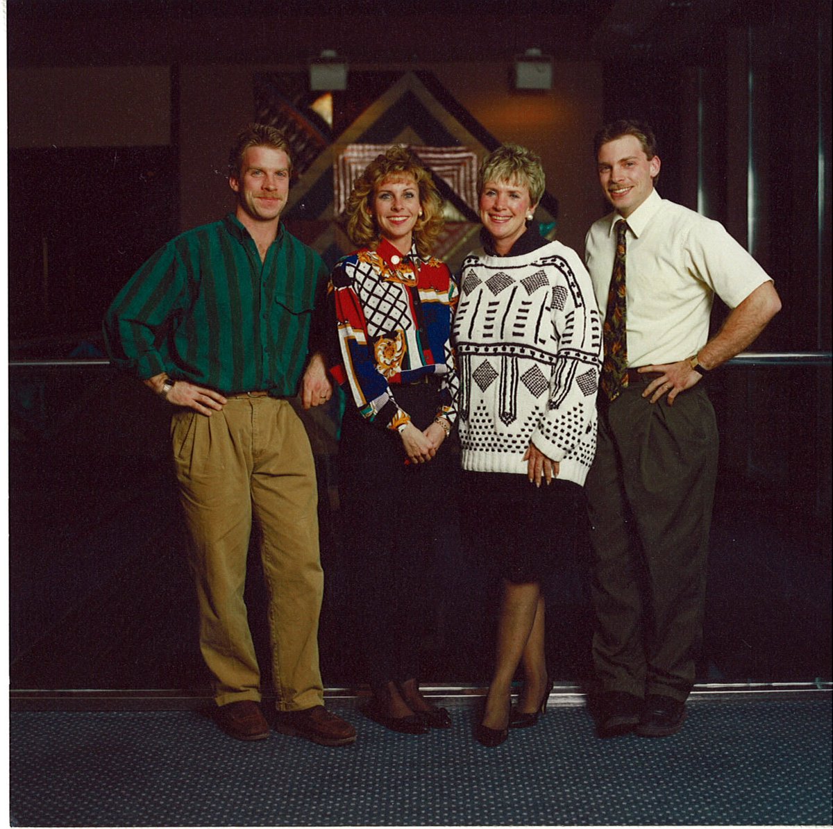 Happy #ThrowbackThursday! Today we're sharing a photo of the TWO MEN AND A TRUCK founding family from the early 1990s: Mary Ellen Sheets and her children, Melanie Bergeron, Brig Sorber, and Jon Sorber!