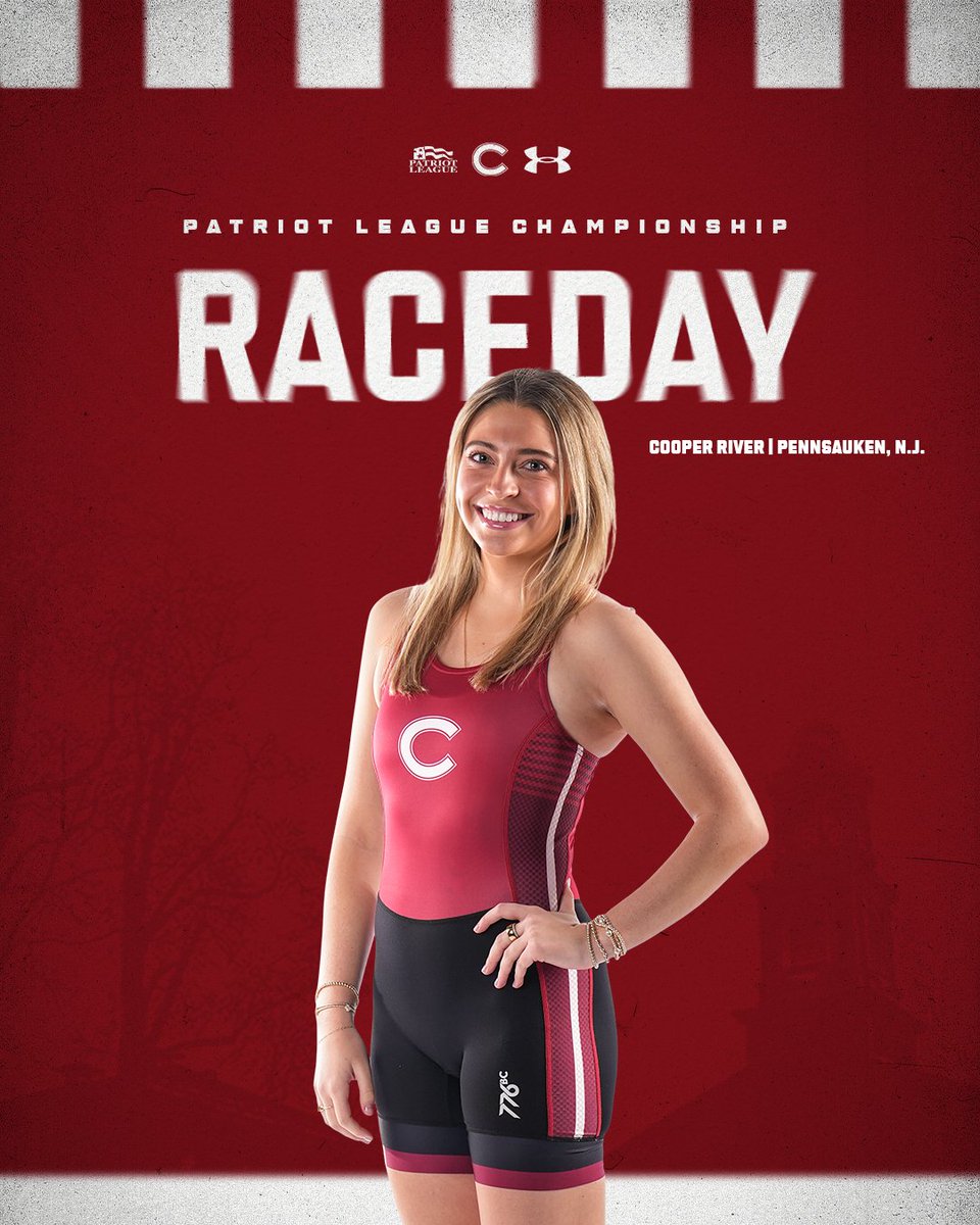 It's Championship RACEDAY‼️

<a href="/PatriotLeague/">Patriot League</a> Championship 

📍: Cooper River | Pennsauken, N.J. 
📊: colgateathletics.com/wrowstats 
📺: colgateathletics.com/wrowwatch 
📝: bit.ly/4mnNKrC 

#GoGate