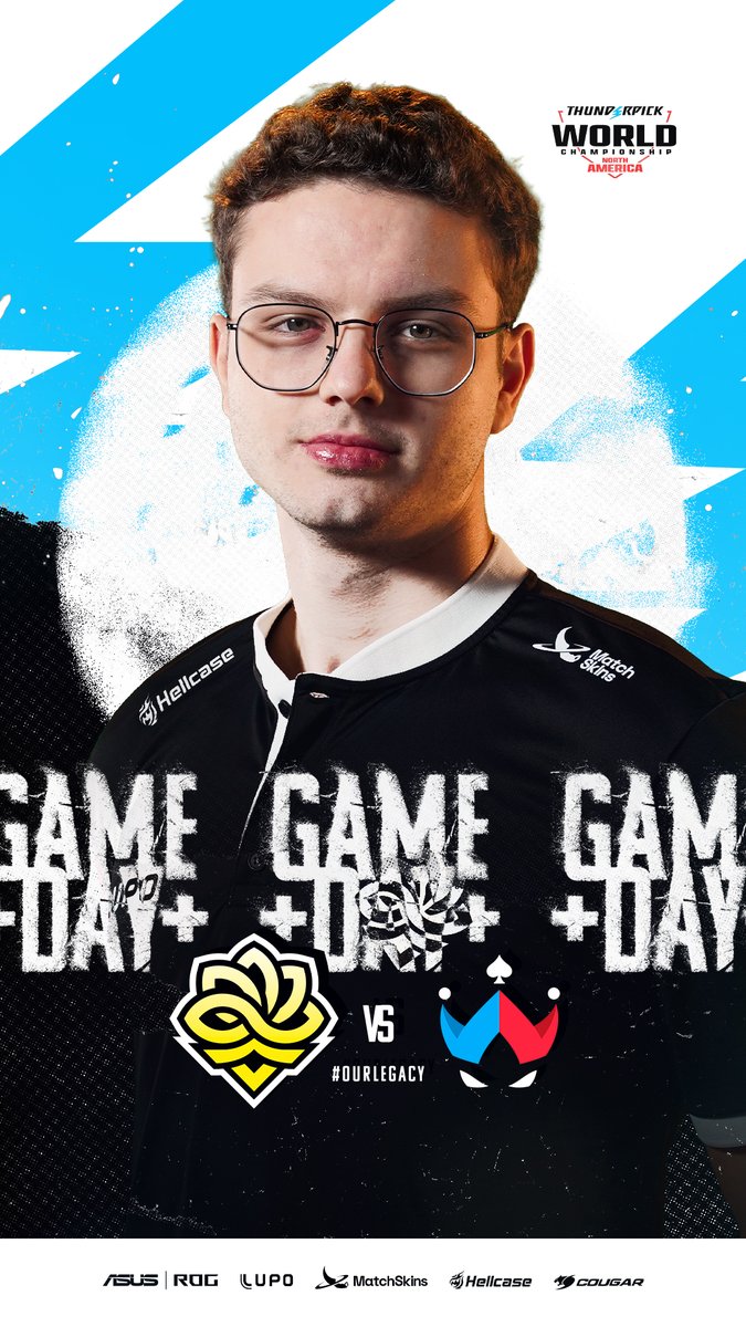 Hoje tem semifinal da Thunderpick NA!
Bora buscar a vaga na grande final!

🆚 Wildcard
⏰ 21:30
🖥️ twitch.tv/legacytvbrasil

#OurLegacy #LegacyCS