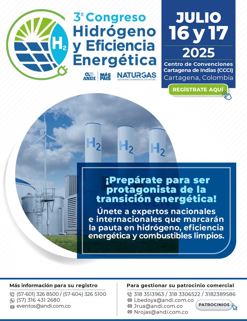Hidrógeno y Gases Renovables ANDI NATURGAS tweet media