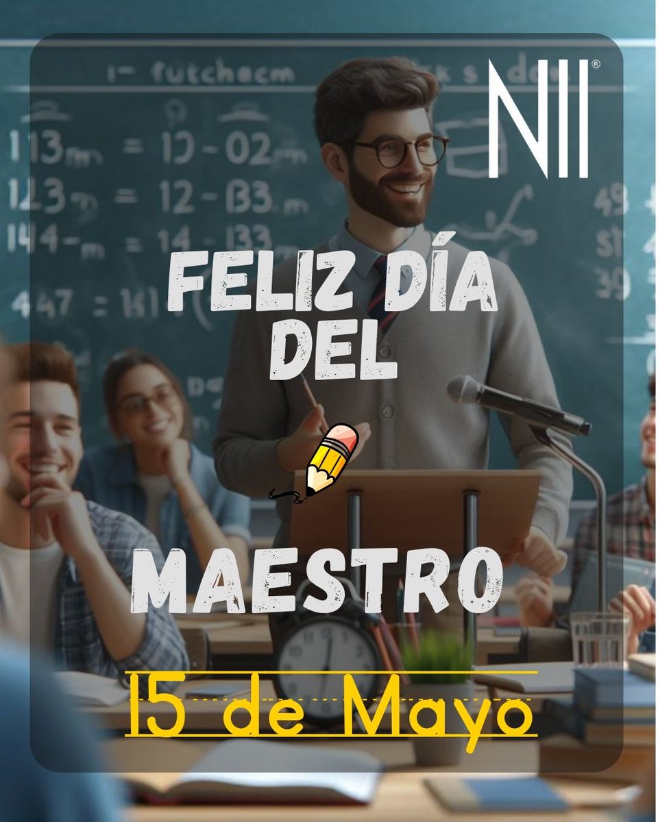 En este día, rendimos homenaje a quienes con vocación, paciencia y compromiso dedican su vida a la enseñanza.  A todos los maestros, gracias por su invaluable contribución a la sociedad. ¡Feliz Día del Maestro!