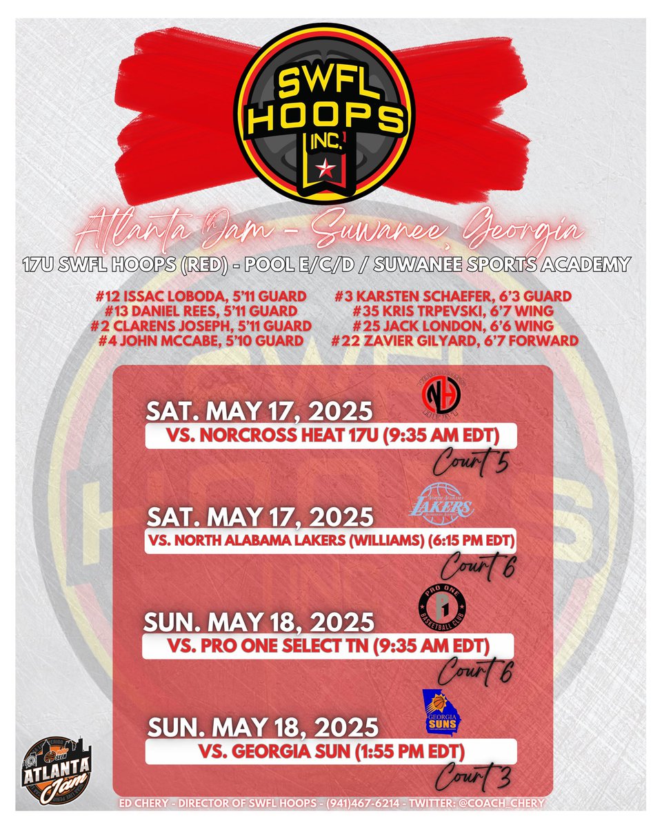 Clarens Joseph (@clarensjoseph_) on Twitter photo This is my schedule for this weekend at ATL JAM! <a href="/swfl_hoops/">SWFL Hoops</a> <a href="/Coach_Chery/">Coach Chery</a> <a href="/Platform_RCT/">Platform Recruiting</a> <a href="/hoopseen/">HoopSeen</a> <a href="/HoopSeenFL/">HoopSeen Florida</a> <a href="/NAPLESBBALL/">Naples Basketball</a> <a href="/JustinByerly/">Justin Byerly</a> <a href="/GTuckerHoops/">Garrett Tucker</a> This is my schedule for this weekend at ATL JAM! <a href="/swfl_hoops/">SWFL Hoops</a> <a href="/Coach_Chery/">Coach Chery</a> <a href="/Platform_RCT/">Platform Recruiting</a> <a href="/hoopseen/">HoopSeen</a> <a href="/HoopSeenFL/">HoopSeen Florida</a> <a href="/NAPLESBBALL/">Naples Basketball</a> <a href="/JustinByerly/">Justin Byerly</a> <a href="/GTuckerHoops/">Garrett Tucker</a>