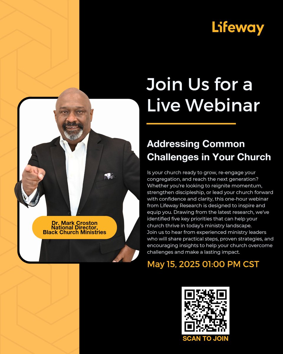 We are looking forward to this insightful webinar hosted by Dr. Mark Croston and our SBC Partner, Lifeway. Join in at 1pm CST here: streamyard.com/watch/Xd5xQYQ3… #naaf ##naafsbc #sbc #forwardtogether #bettertogether #naaftogether