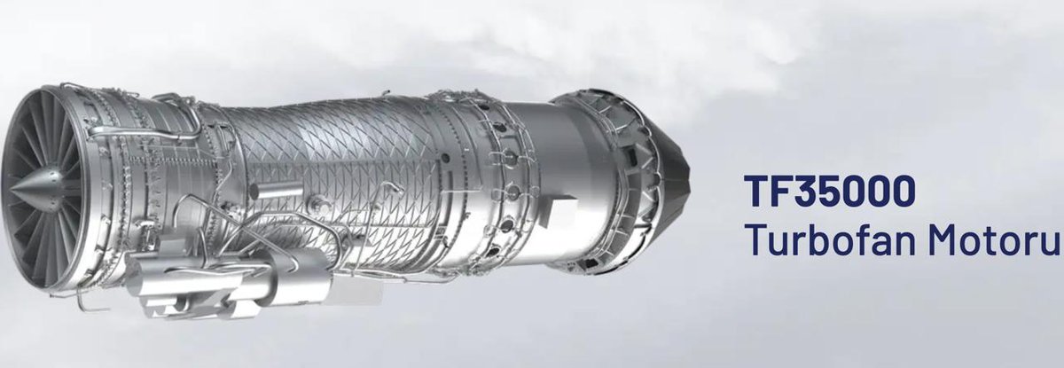 TurkishCentury's tweet image. ✈️ Engineering design phase of Türkiye's indigenous #TF35000 turbofan jet engine is reportedly complete and prototype manufacturing will soon commence to prepare the engine for its 1st ground 'fire up' test as early as 2026! 

Also dubbed the #TF35K, the engine is designed to