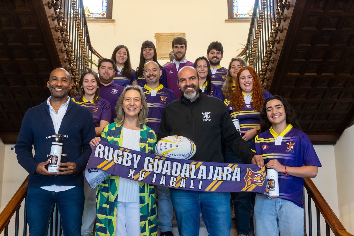 🏉 La alcaldesa de #Guadalajara felicita al <a href="/guadarugby/">Rugby Guadalajara</a> en su 30 aniversario

#GuadalajaraEsDeporte #Rugby #Deportes

🔗 guadalajara.es/es/noticia/la-…