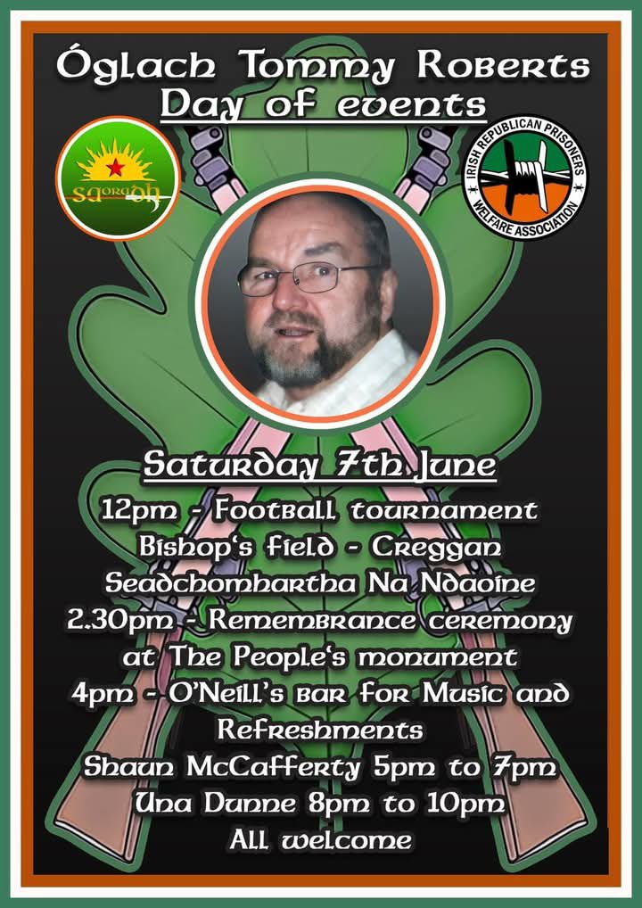 Irish republicans are a cancer on our society.
What sort of sick cult holds a football tournament in memory of a member of a sectarian slaughter squad?