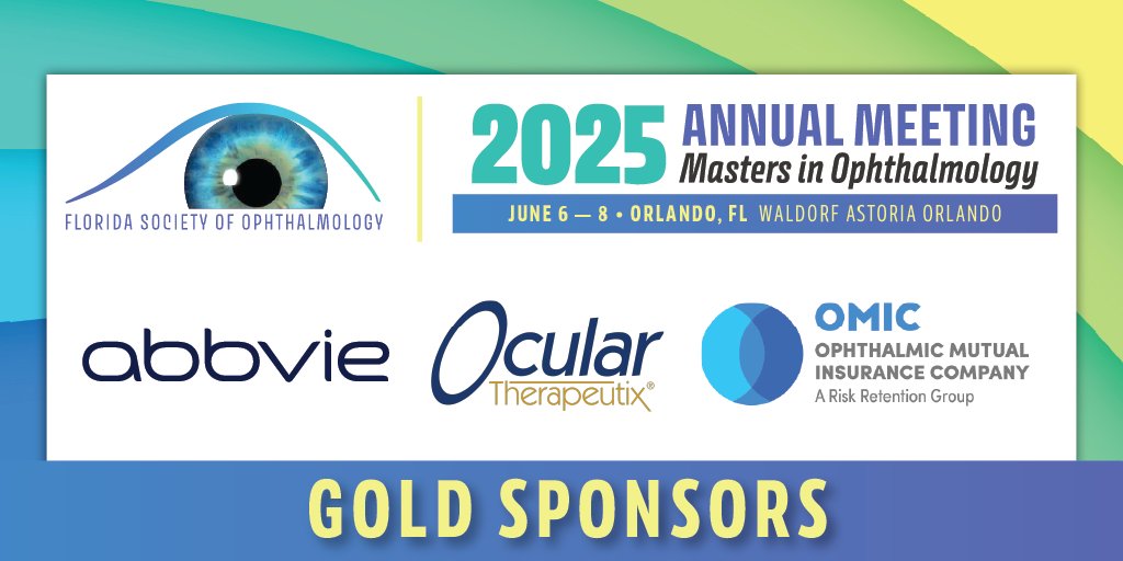 Florida Society of Ophthalmology (@eyeonfl) on Twitter photo A huge thank you to the Masters in Ophthalmology 2025 Gold Sponsors:
🌟Abbvie
🌟<a href="/OCUTX/">Ocular Therapeutix</a>
🌟OMIC
Thank you for supporting #FSO! #Ophmasters
Explore the meeting agenda at ophmasters.com. A huge thank you to the Masters in Ophthalmology 2025 Gold Sponsors:
🌟Abbvie
🌟<a href="/OCUTX/">Ocular Therapeutix</a>
🌟OMIC
Thank you for supporting #FSO! #Ophmasters
Explore the meeting agenda at ophmasters.com.