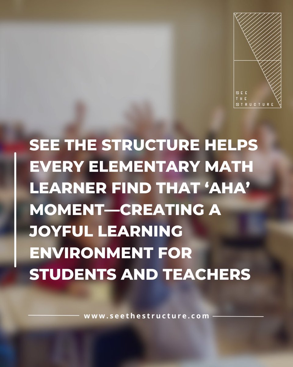 SeeStructure's tweet image. ✨ That aha! moment is everything.

We believe every child deserves to feel confident in math—because when understanding clicks, joy follows. 🎉📚💡

We&apos;re here to support educators in creating classrooms full of clarity, not confusion. Let’s build math minds together! 🤝