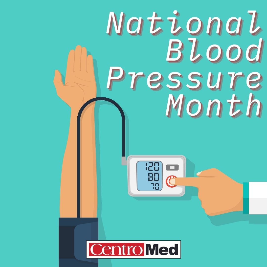 May is National Blood Pressure Month – check your BP and take care of your heart. Take action for a healthier future – we’re here to help keep your blood pressure in check. #HeartHealth

Find a CentroMed location near you (centromedsa.com/locations/)

#centromedsa #yourmedicalhome