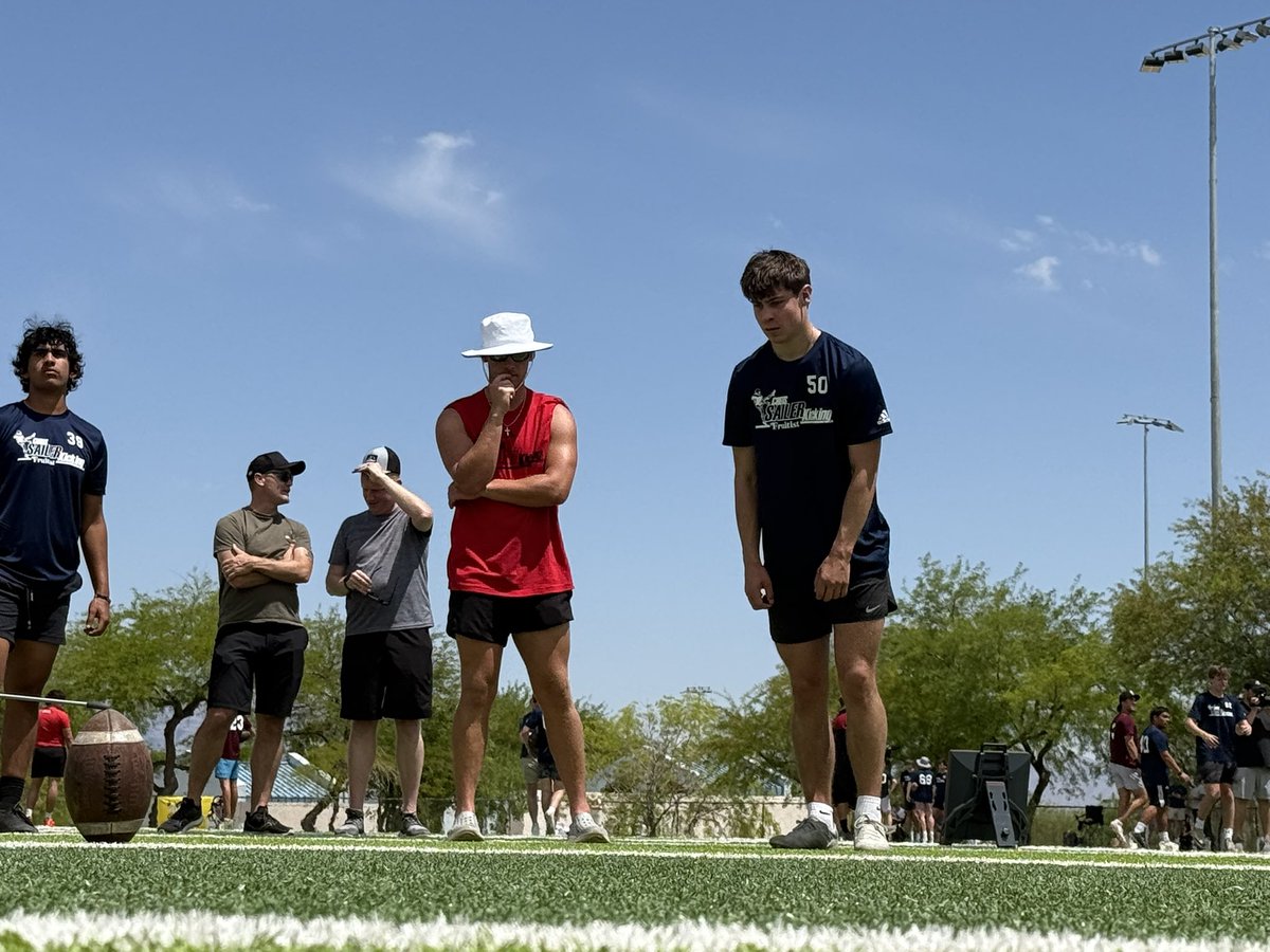 Chris_Sailer's tweet photo. Announcing the 16th Chris Sailer Kicking TOP 12 Camp Selection… Congratulations @ObermeierMatt (2026, IN) ✅. Matthew is top FG Kicker, hit a 65+, 4.12 KO and was a Punt Finalist! #TeamSailer #PuntFactory #TOP12 #4SpotsLeft https://t.co/a2fmKzT2Ud