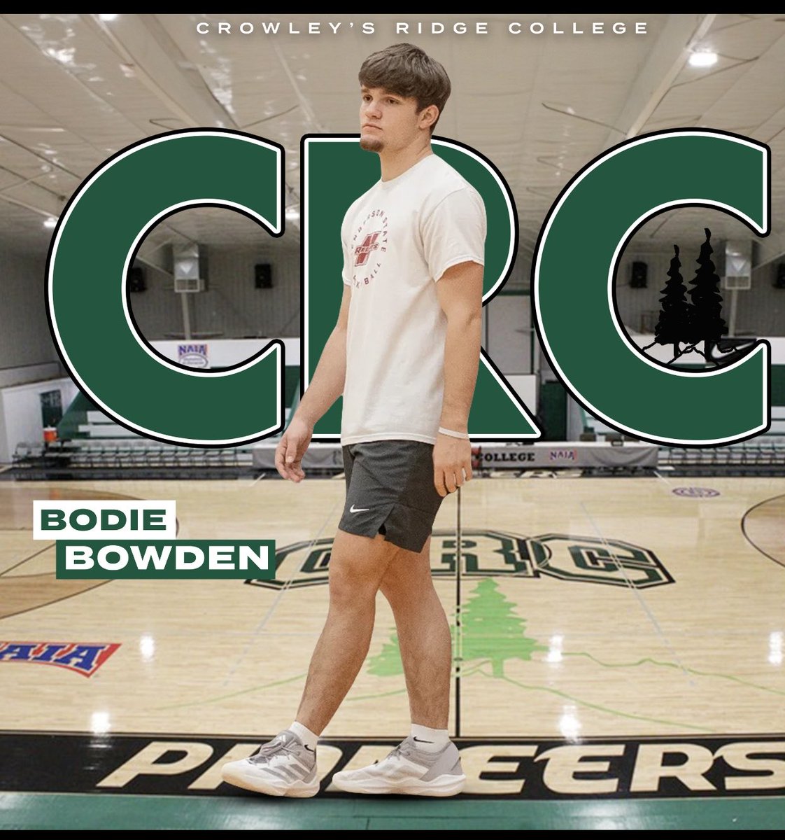 Bodie Bowden, a 6’0 guard from Hamburg, Arkansas will transfer from Henderson State University and has signed with the Pioneers of Crowley’s Ridge College.