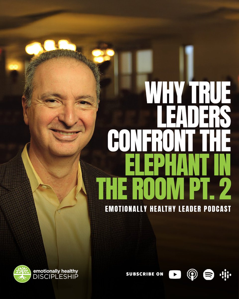 Emotionally Healthy Discipleship (@ehdiscipleship) on Twitter photo Join <a href="/petescazzero/">Pete Scazzero</a> as he unpacks the spiritual and emotional cost of avoiding the hard conversations that must happen in every church, team, and family system.
youtu.be/HHx7NEqK8-4 Join <a href="/petescazzero/">Pete Scazzero</a> as he unpacks the spiritual and emotional cost of avoiding the hard conversations that must happen in every church, team, and family system.
youtu.be/HHx7NEqK8-4