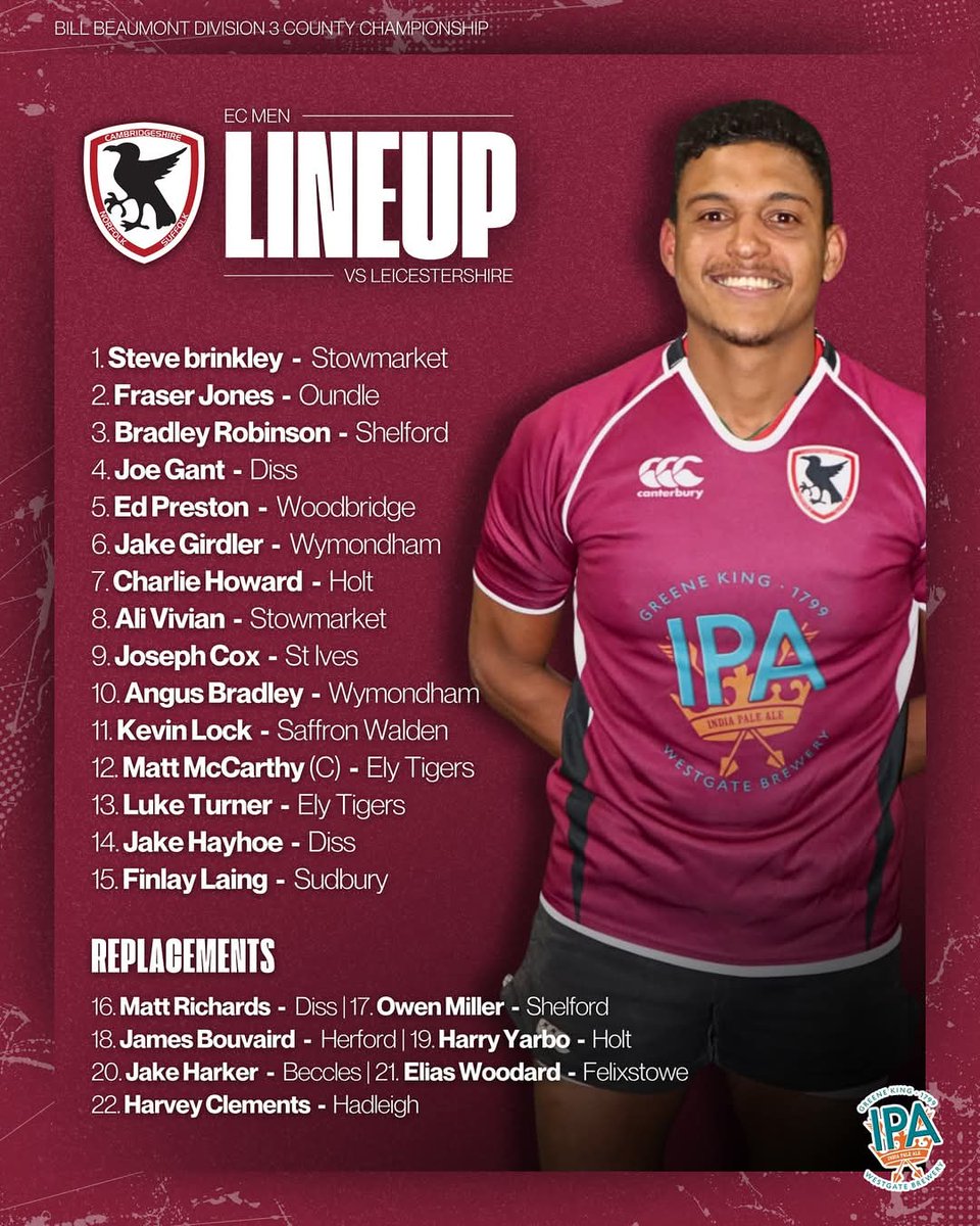 St. Ives RUFC (@stivesrugby) on Twitter photo Congratulations to Joseph Cox on making the starting 15 for <a href="/ECRURUGBY/">Eastern Counties RU</a> v Leicestershire at <a href="/BSERugby/">Bury St Edmunds Rugby</a> on Saturday. 👏👏👏 Congratulations to Joseph Cox on making the starting 15 for <a href="/ECRURUGBY/">Eastern Counties RU</a> v Leicestershire at <a href="/BSERugby/">Bury St Edmunds Rugby</a> on Saturday. 👏👏👏