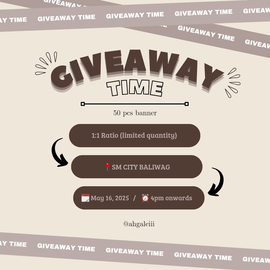 Free Vinci Banner
May 16, 2025 (Friday) 
Castaway Music Festival  
Sm Baliwag City

#hori7on_giveaway
#VINCI #빈치 #HORI7ON_VINCI
#HORI7ON #호라이즌
<a href="/HORI7ONofficial/">HORI7ONofficial</a> <a href="/HORI7ON_twt/">HORI7ON member</a>