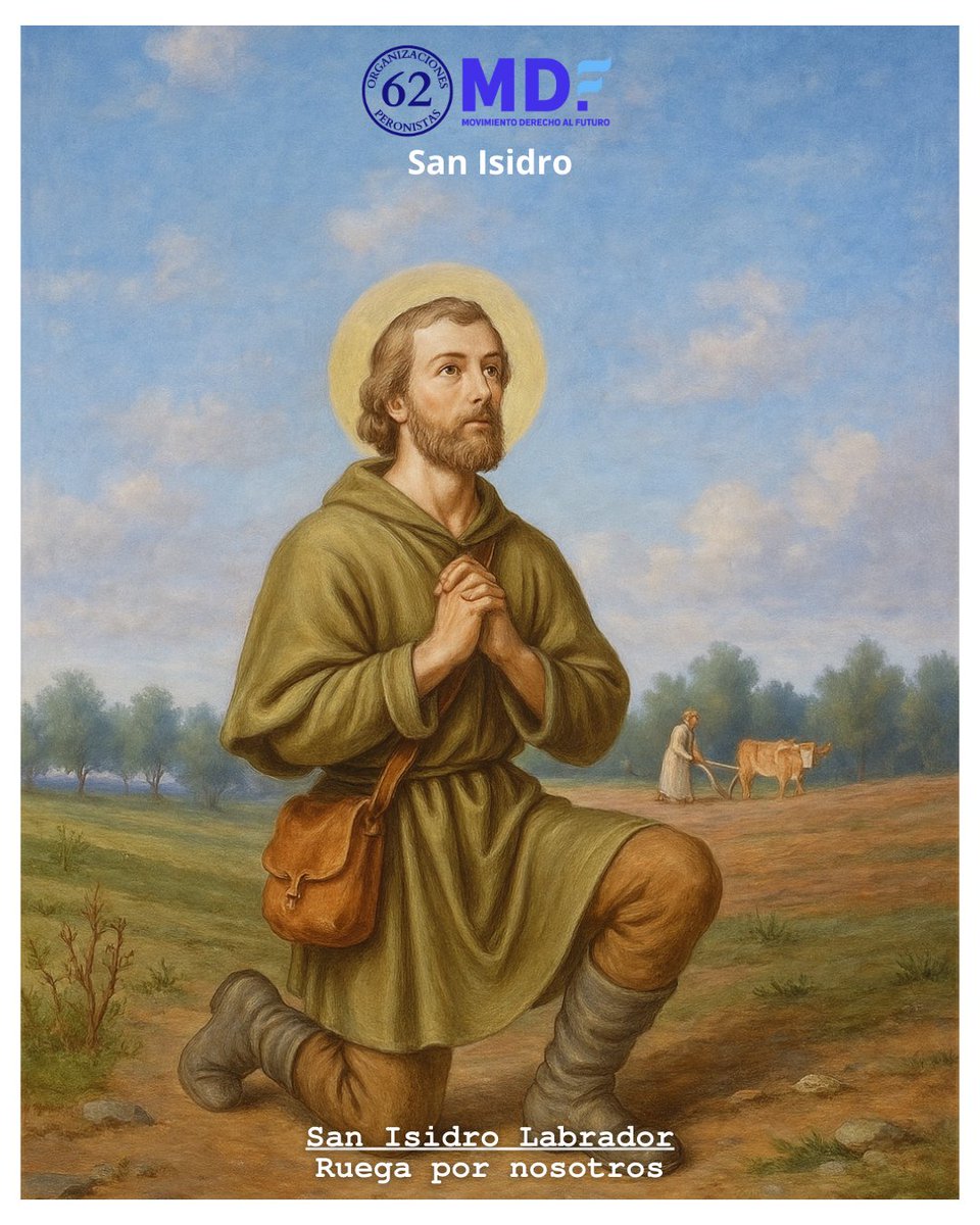 15 de Mayo - Dia de San Isidro Labrador

Patrono del los agricultores / Ruega por nosotros