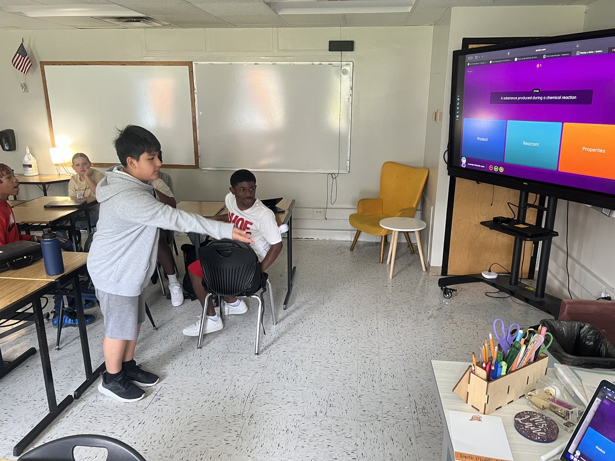 TupeloMiddle's tweet image. Trashketball Review Game for Science Exam
