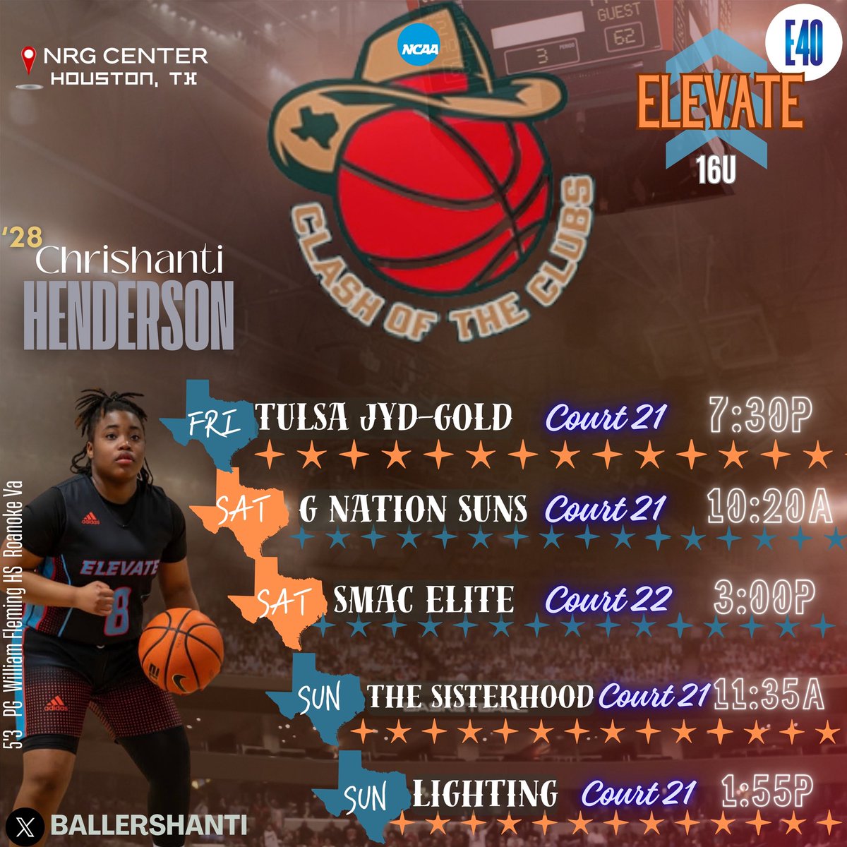 William Fleming Girls BB (@fleming_gbb) on Twitter photo <a href="/CandiWhitaker5/">Candace Whitaker</a> A few of our #LadyColonels will be in Houston! ‘26 <a href="/Shy_Mzeuro/">Shyanne Tate</a> & ‘28 <a href="/BallerShanti/">Shanti_baller</a> <a href="/CandiWhitaker5/">Candace Whitaker</a> A few of our #LadyColonels will be in Houston! ‘26 <a href="/Shy_Mzeuro/">Shyanne Tate</a> & ‘28 <a href="/BallerShanti/">Shanti_baller</a>