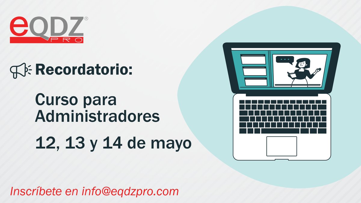 eQDZPRO's tweet image. 🎓¿Eres administrador de eQDZ®PRO?
Actualiza tus conocimientos con nuestro curso exclusivo para clientes SaaS o con mantenimiento activo

📌También puedes solicitar acceso a nuestros tutoriales en video
⚠️¡Cupo limitado!

📩Contáctanos para más info.

#ISO9001 #ControlDocumental