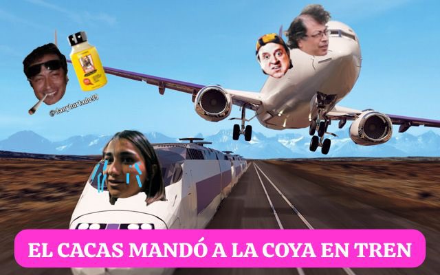 danyhurtado99's tweet photo. ¡Ahora como El Cacas odia a la Coya, no la dejó montar en el avión en China y la mandó sola en tren! 

😂😂😂 jajajajajajajajaja bueno pero que no se deje humillar más y que hable de una vez!

Que tumbe al Cacas Petro YAAA! Tiene como y aprovecha y reduce la condena!!! Por faaa🙏🏻 https://t.co/rAEM5Hx6w8