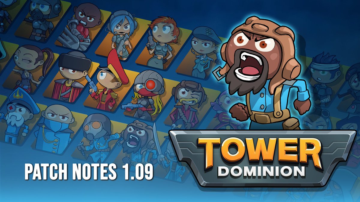 ⚔️Patch 1.09 is now live!⚔️

This update brings balance changes, quality-of-life improvements, and bug fixes based on community feedback.⚖️

Full patch notes are up on Steam, Discord, and Reddit.

We appreciate all the reports, they really help us improve the game!
#TowerDominion