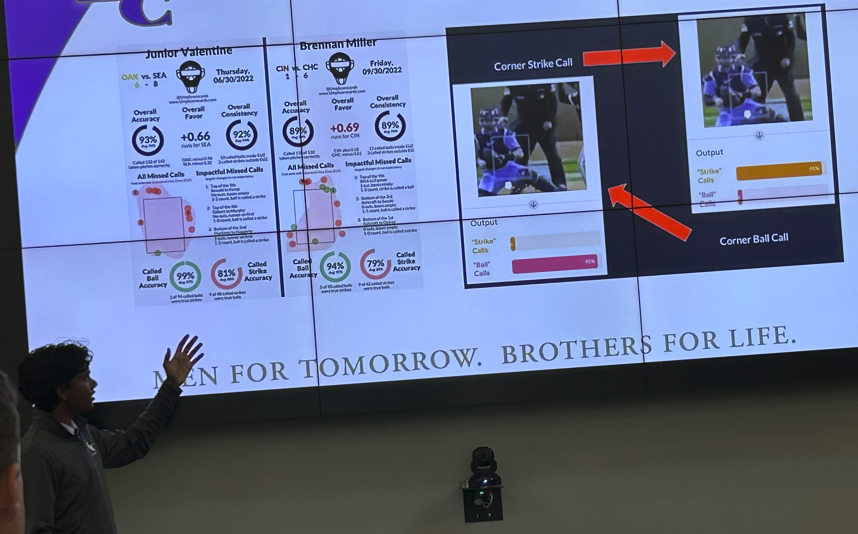 CraigNicoletti's tweet photo. This week sophomore students shared their growth towards being a Man for Tomorrow in their first four semesters @CBCHighSchool  - focusing on their development as a Critical Thinker, Trusted Collaborator, Effective Communicator, and Creative Problem Solver https://t.co/L56frUbyLm