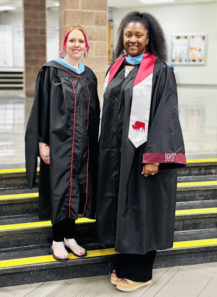 Huge congrats to our very own graduates!

Amanda “Webby” Webber earned her M.Ed. in Curriculum &amp; Instruction w/ a focus on Personalized &amp; Blended Learning from Texas Tech!

TIL-Lois Calhoun earned her M.Ed. in School Counseling + LPC from West Texas A&amp;M!

Y’all make us proud!