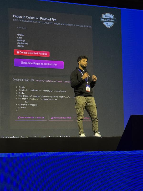 MSFTBlueHat's tweet image. We kicked off Day 2 of BlueHat India with opening remarks from Charu Srinivasan, CVP of Engineering at Microsoft, who explored the rise of Agentic AI: autonomous agents that will soon play a role in nearly every system we build. Her message was clear: defenders must secure these…