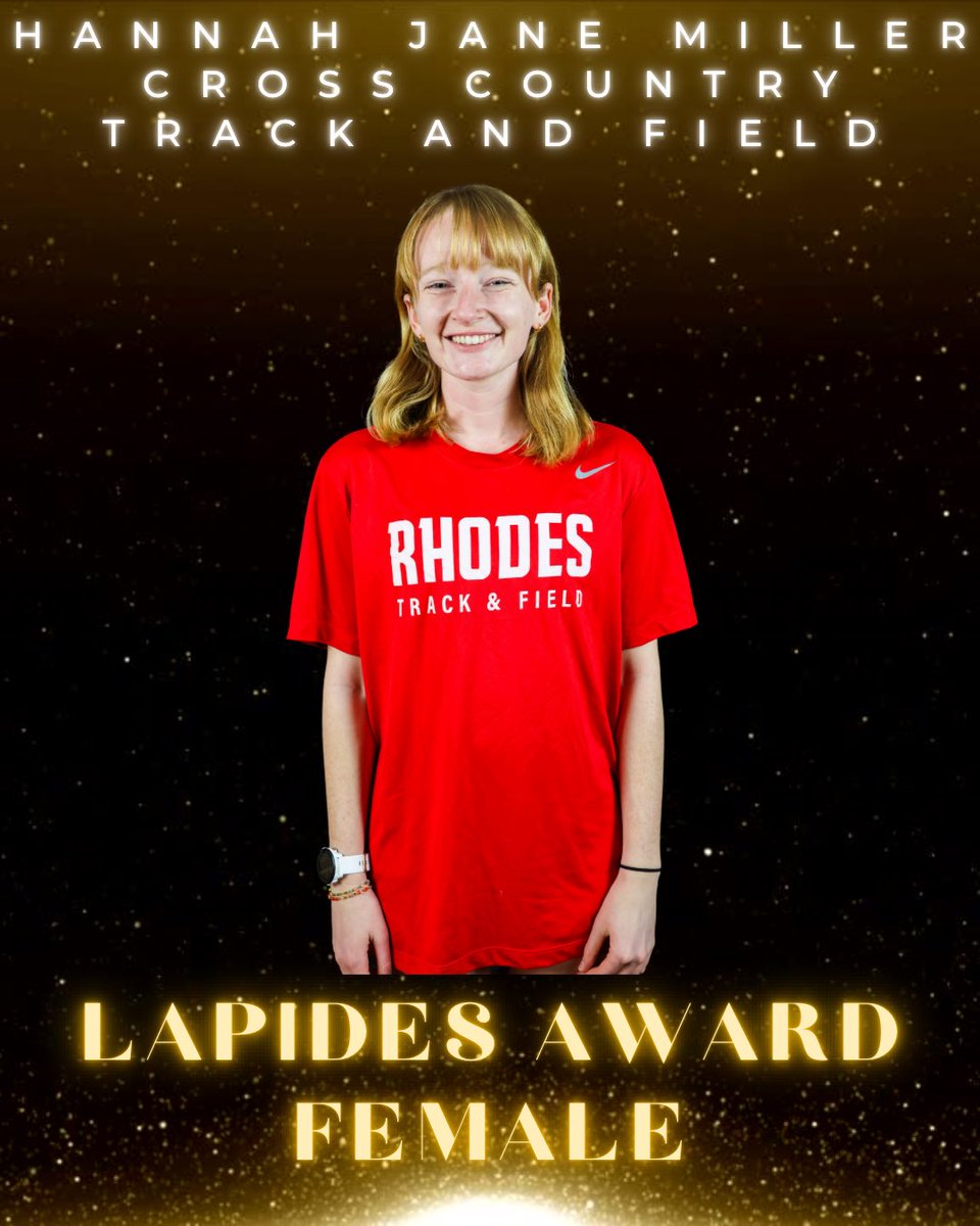 The George Lapides Sportsmanship Award, given each year to the senior male and female student-athletes who lead with dedication, loyalty, and teamwork.

The 2025 George Lapides awards go to…
Keith Adams &amp; Hannah Jane Miller 
Congrats to these two incredible Lynx!