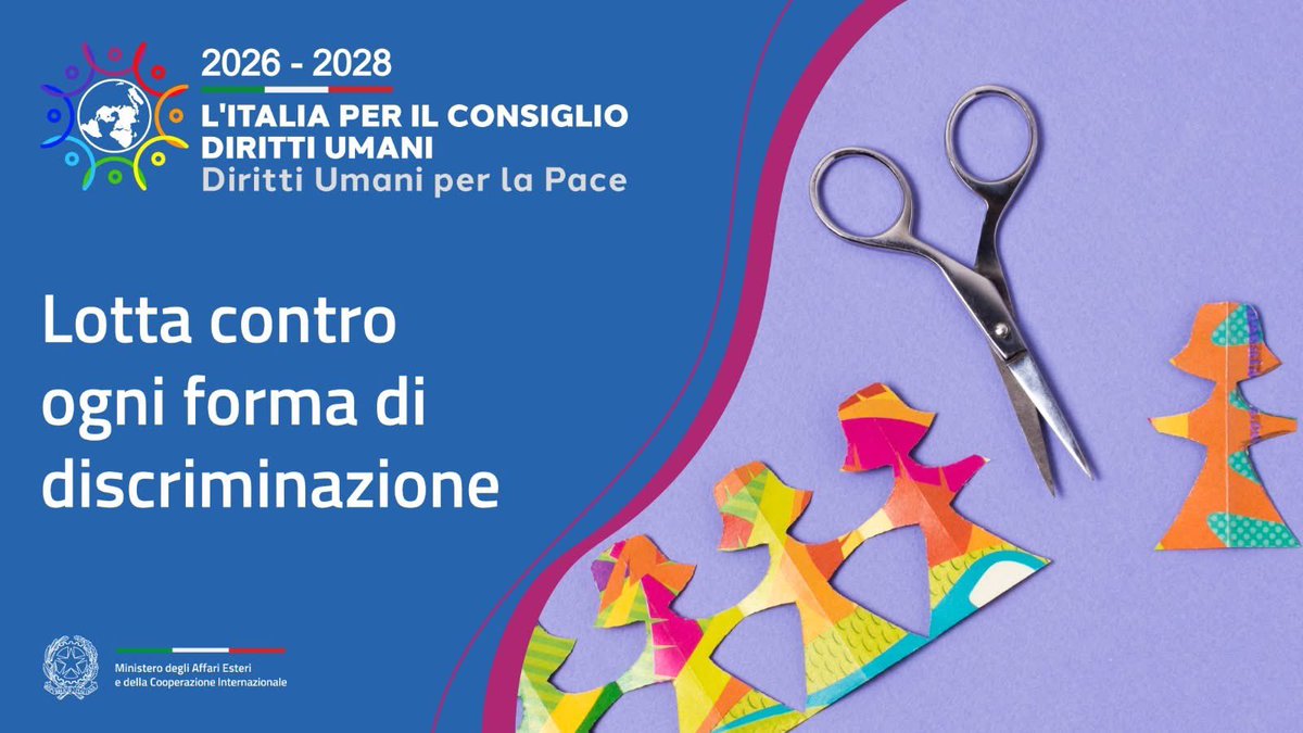 🇮🇹 at the 🇺🇳 #HumanRights Council for the biennium 2026-2028 | Always at the forefront of the fight against all forms of #violence and #discrimination, Italy will continue its efforts to prevent and counter incitement to hatred, both online and offline. #ItalyforHumanRights