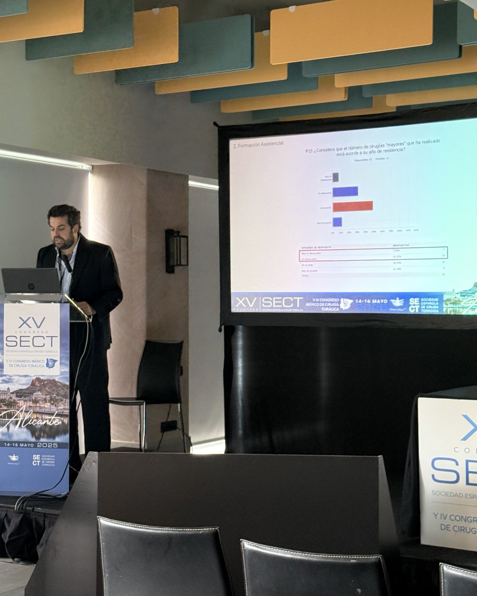 SECTtoracica's tweet photo. 💠 Congreso #SECT2025

COMO MEJORAR LA FORMACIÓN MIR EN CIRUGÍA TORÁCICA

➡️ Propuestas desde la SECT para optimizar el programa formativo MIR 
👨‍⚕️ Xavier Vaíllo Figuerola. H. General U. Dr. Balmis, Alicante

➡️ Curva de aprendizaje durante la residencia: resultados de una encuesta nacional
👨‍⚕️ Rodrigo Arroyo Fernández. @rodrigoarroyo H. U. Fundación Jiménez Díaz, Madrid

➡️ Publicar durante la residencia: Claves para una producción científica eficaz
👨‍⚕️ Néstor Martínez Hernández. H. de la Rivera, Valencia

Moderan:
👩‍⚕️ Usue Caballero Silva. H. U. Ramon y Cajal, Madrid 
👨‍⚕️ Álvaro Fuentes Martín. H. C. U. Valladolid

#YoSoySECT #CongresoSECT #CirugíaTorácica #torácicos #ThoracicSurgeons