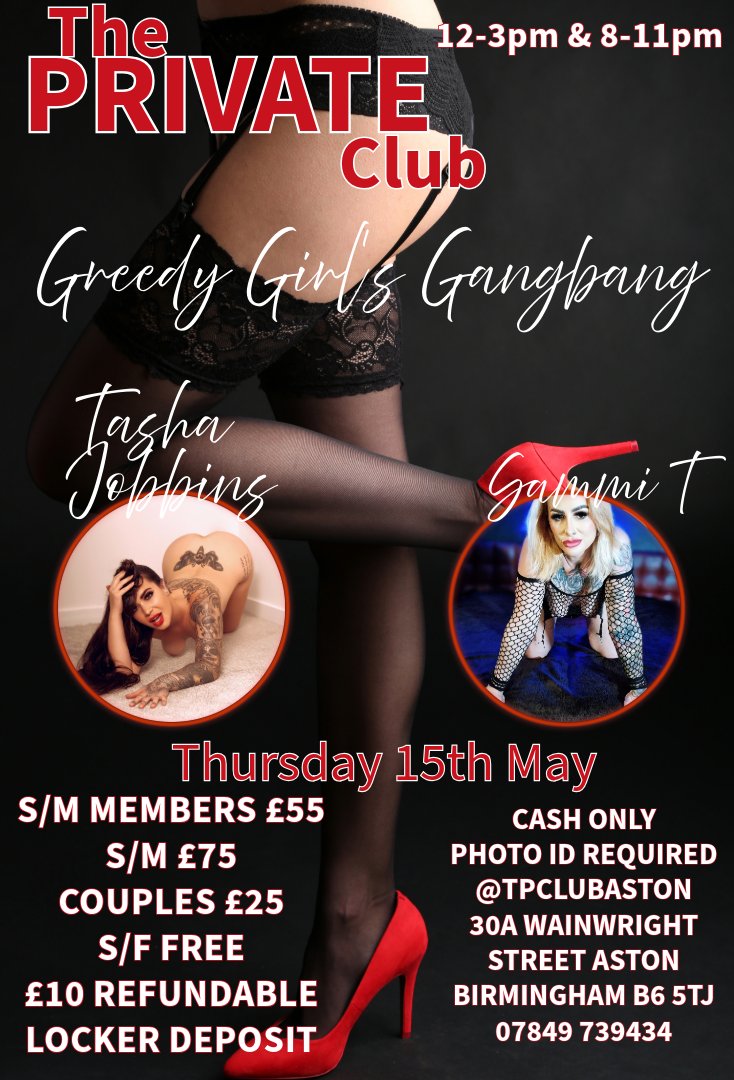 ThePrivateClub (@tpclubaston) on Twitter photo Join us for party number two at 8pm tonight! <a href="/JobbinsTasha/">Tasha Jobbins</a> and <a href="/sammithom/">sammithom</a> are feeling naughty!
Call 07849 739 434 or 0121 328 3284 to Join the party!
theprivateclub.com/party-bookingsโฆ
<a href="/privatetodger/">#PrivateTodger</a> <a href="/SuzannahPrivate/">Suzannah#PrivateClub</a> <a href="/JLP_officialxxx/">J.L.P.</a> <a href="/dominus_media/">Dominus Media</a> <a href="/emeraldpromos/">๐ ๐ธ๐๐๐๐ถ๐๐น ๐ซ๐๐๐๐๐ ๐</a> @gaelicpromos Join us for party number two at 8pm tonight! <a href="/JobbinsTasha/">Tasha Jobbins</a> and <a href="/sammithom/">sammithom</a> are feeling naughty!
Call 07849 739 434 or 0121 328 3284 to Join the party!
theprivateclub.com/party-bookingsโฆ
<a href="/privatetodger/">#PrivateTodger</a> <a href="/SuzannahPrivate/">Suzannah#PrivateClub</a> <a href="/JLP_officialxxx/">J.L.P.</a> <a href="/dominus_media/">Dominus Media</a> <a href="/emeraldpromos/">๐ ๐ธ๐๐๐๐ถ๐๐น ๐ซ๐๐๐๐๐ ๐</a> @gaelicpromos
