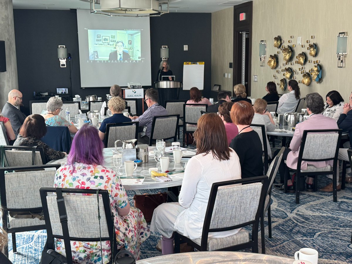 CommonGroundH's tweet photo. May is Older Americans Month! Pictured: Our Director of Strategic Initiatives Melissa Wendland presented at the end of April at the NYS Association for Rural Health's Rural Summit on Aging. https://t.co/VZe6iEPQ9C