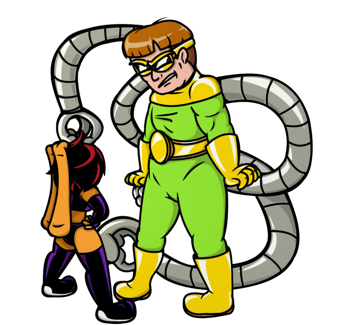 HelenaGFiorenza's tweet image. #docock #doctoroctopus #fanart #pickchu #fanart