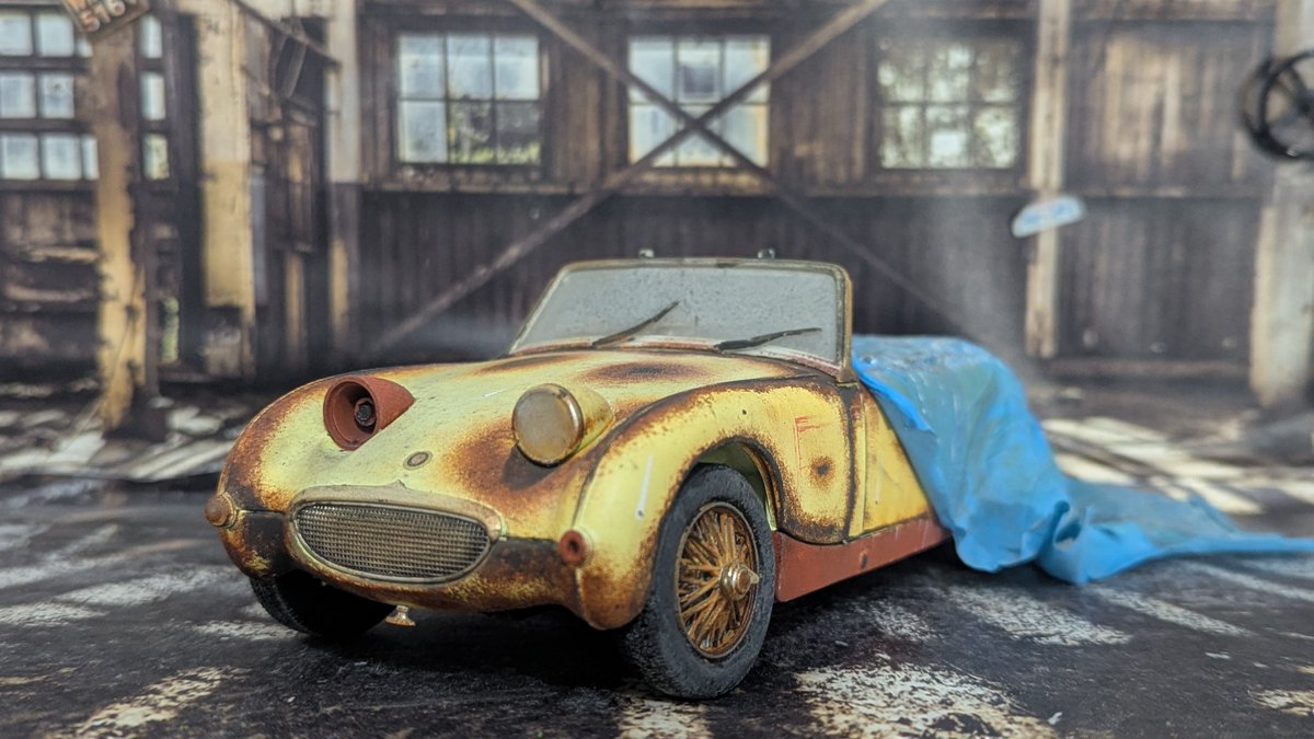RustNDustUK's tweet photo. Barn Find Austin Healey Sprite Now For Sale On eBay: https://t.co/eCfQOPuCVs
#BarnFind #Austin #AustinHealey #AustinHealeySprite #Revell #Diecast #Diorama #RustNDustUK https://t.co/yMgbrMoilf