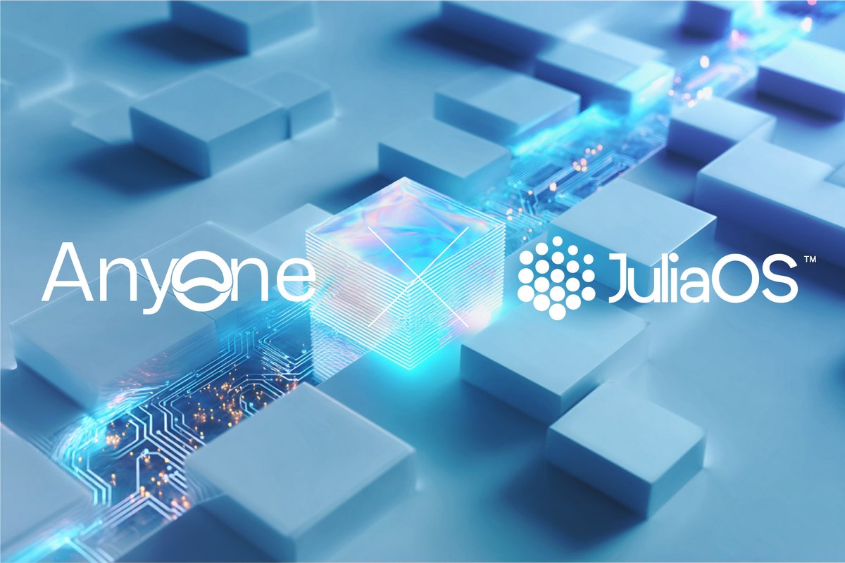 AnyoneFDN's tweet image. Anyone is for AI.

We're partnering with @BuildOnJulia, a framework for AI agent swarms.

The Anyone privacy SDK will enable anonymous routing and censorship resistance for their AI agents, protecting agents, their developers and users.