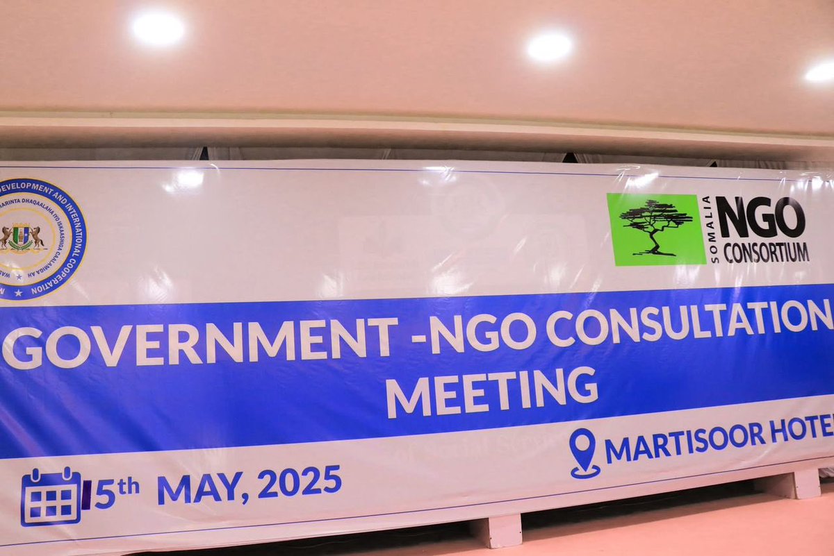 MOPEDIC_PL's tweet photo. The Minister of Planning, DPL, Daud Mohamed Omar, concluded a technical meeting in Garowe in preparation for the Government and Non-Governmental Organizations Conference. https://t.co/pRx6gENvw2