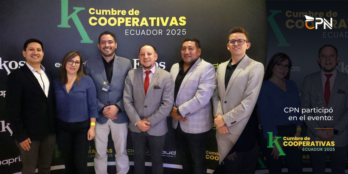 La CPN presente en la Cumbre de Cooperativas, un evento de Revista Ekos que reunió a actores clave del sector financiero popular y solidario, así como aliados estratégicos. ¡Seguimos fortaleciendo nuestras alianzas! 🤝 
#CPN #Cooperativas #Finanzas #CumbredeCooperativas