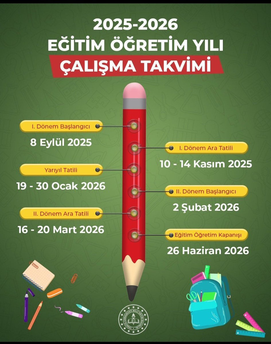 Takvimimiz açıklanmış 🎊🎊🎉🎉🎉