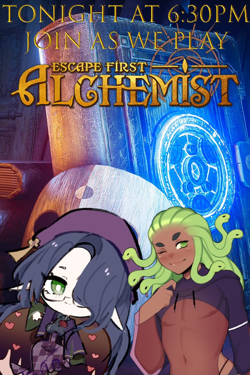miralaespejovt's tweet photo. Did you know..
It’s the Tsun Tsun Sneks birthday??
You should totally stop by, just sayin~
At 6:30pm (PST)/9:30pm (EST):
Join @Fi_Gorgo and I as we play Escape First Alchemist!
#VTuberEN #Vtuber #VtuberUprsing #VTubersAreStillWatching #Vtubers #escapefirstalchemist https://t.co/ULmFxIWZqD