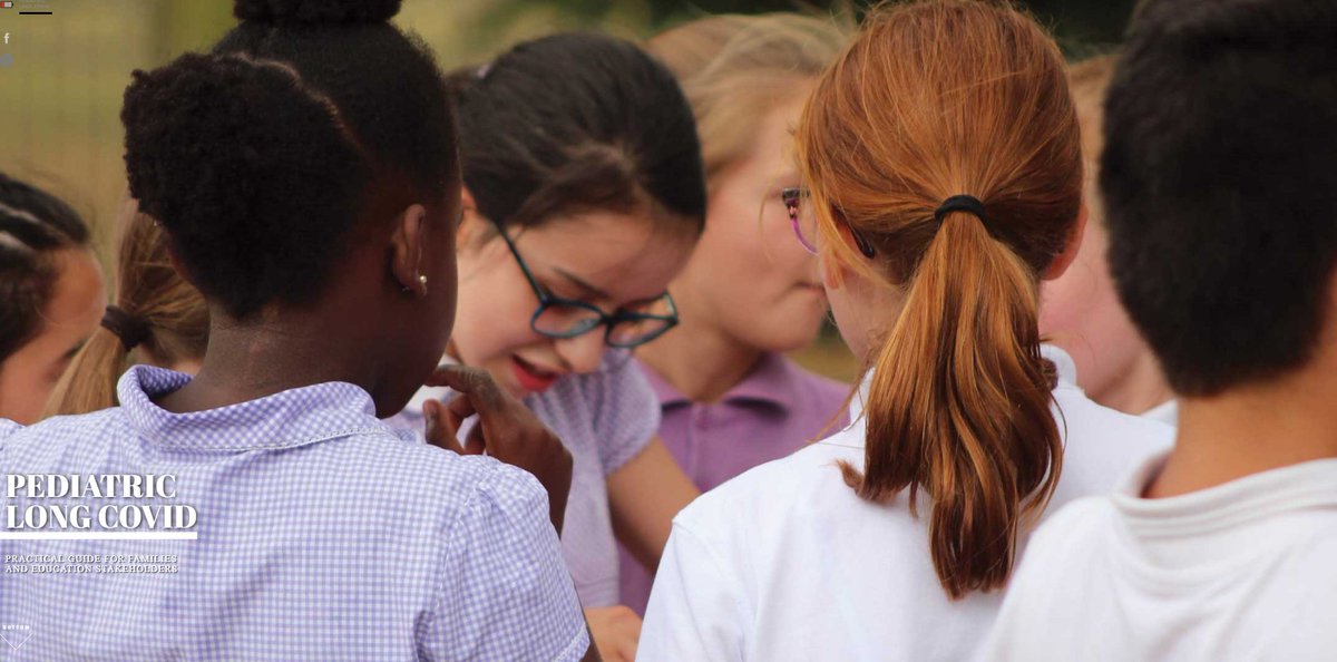 🎉 New! Pediatric Long COVID Guide 
Released by the Long COVID Belgium Pediatric Committee (<a href="/LongCovidBE/">LongCovidBE</a>), in collaboration with @ThinkLongCovidEU.
A practical guide for families &amp; educators to support children with #LongCovid. 
⬇️ Links &amp; details 
🗣️ Includes testimonies from