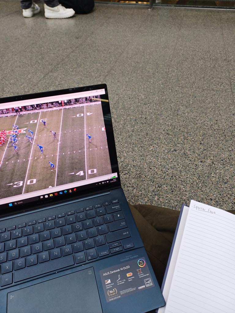 You know you have a problem when 2026 evaluations are already well underway and you're watching Utah BYU tape, sat on the floor at a station, waiting for a train