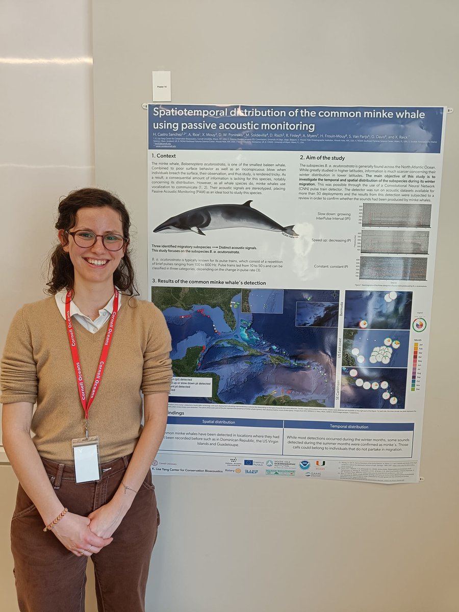 RaickXavier's tweet image. I would like to highlight the work of my student, Helena Castro Sanchez. It is quite uncommon for a master&apos;s student to deliver two poster presentations during a three-month @Cornell internship. Congratulations to her on this impressive achievement!