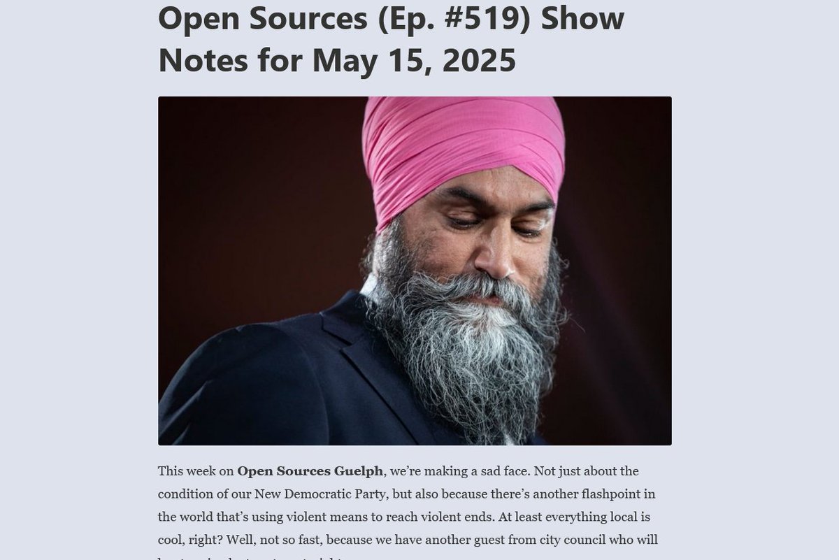 Think about your choices with this week's show. We're talking about the conflict btw India &amp; Pakistan, and the future of the #NDP. Plus, we will talk about #Guelph stuff with Ward 5 Cllr <a href="/CathyDowner/">Cathy Downer 🇨🇦</a>. Tune in at 5 pm on <a href="/cfru_radio/">CFRU 93.3 FM</a> 93.3 fm or cfru.ca!!!