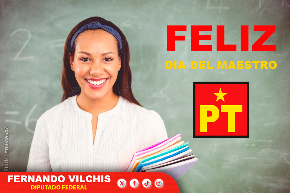 #Enseñanza l Todo mi respeto y admiración a esos hombres y mujeres que construyen día a día desde las aulas un mejor futuro para México.

¡Feliz Día del Maestro!